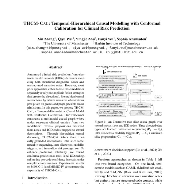 THCM-CAL: Temporal-Hierarchical Causal Modelling with Conformal ...