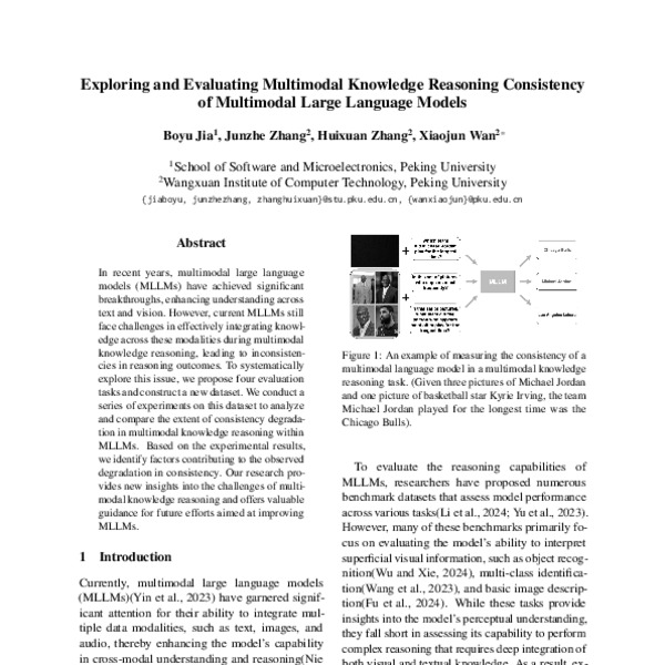 Exploring and Evaluating Multimodal Knowledge Reasoning Consistency of ...