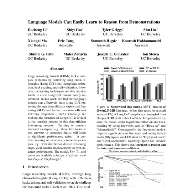 Language Models Can Easily Learn to Reason from Demonstrations - ACL ...