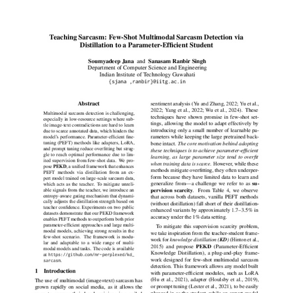 Teaching Sarcasm: Few-Shot Multimodal Sarcasm Detection via ...