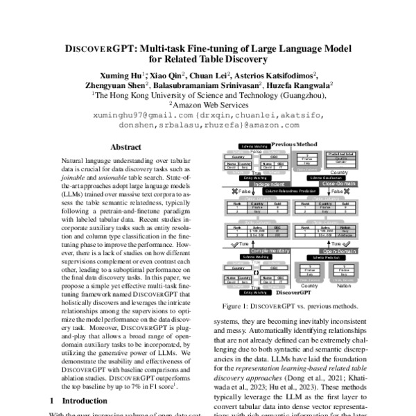 DiscoverGPT: Multi-task Fine-tuning Large Language Model for Related ...