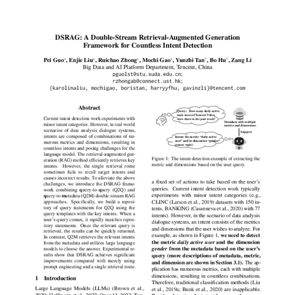 DSRAG: A Double-Stream Retrieval-Augmented Generation Framework for ...