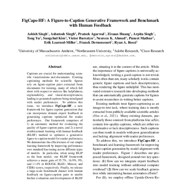 FigCaps-HF: A Figure-to-Caption Generative Framework and Benchmark with ...