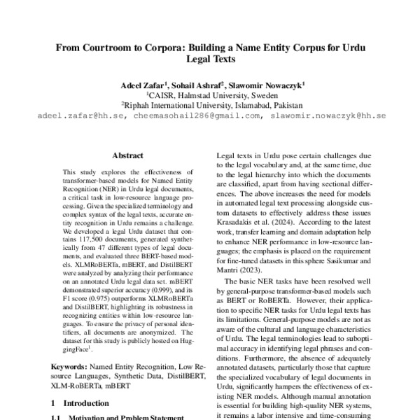 From Courtroom to Corpora: Building a Name Entity Corpus for Urdu Legal ...