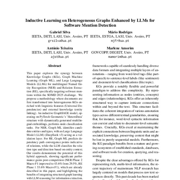Inductive Learning on Heterogeneous Graphs Enhanced by LLMs for ...
