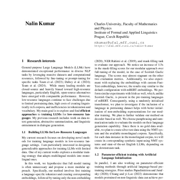 Efficient methods for building LLMs for low-resourced languages