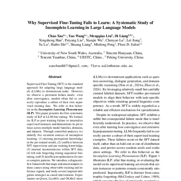 Why Supervised Fine-Tuning Fails to Learn: A Systematic Study of ...