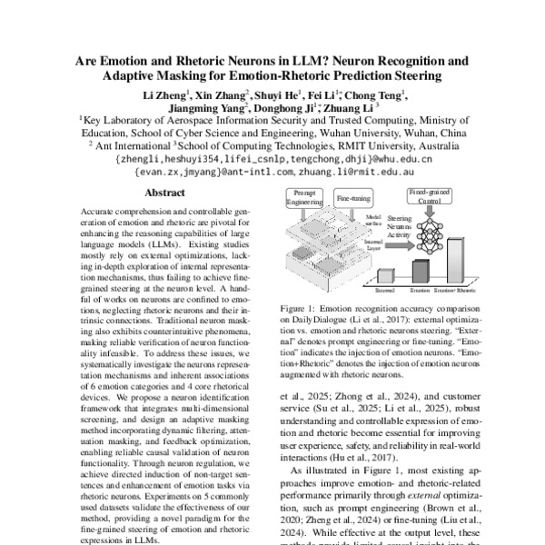 Are Emotion and Rhetoric Neurons in LLM? Neuron Recognition and ...