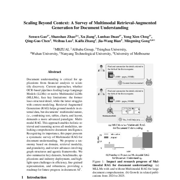 Scaling Beyond Context: A Survey of Multimodal Retrieval-Augmented ...