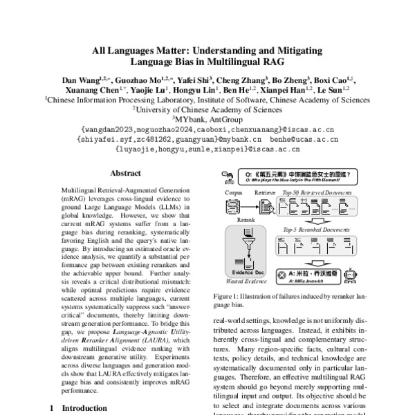 All Languages Matter: Understanding and Mitigating Language Bias in ...
