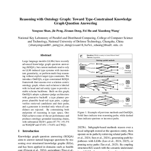 Reasoning with Ontology Graph: Toward Type-Constrained Knowledge Graph ...