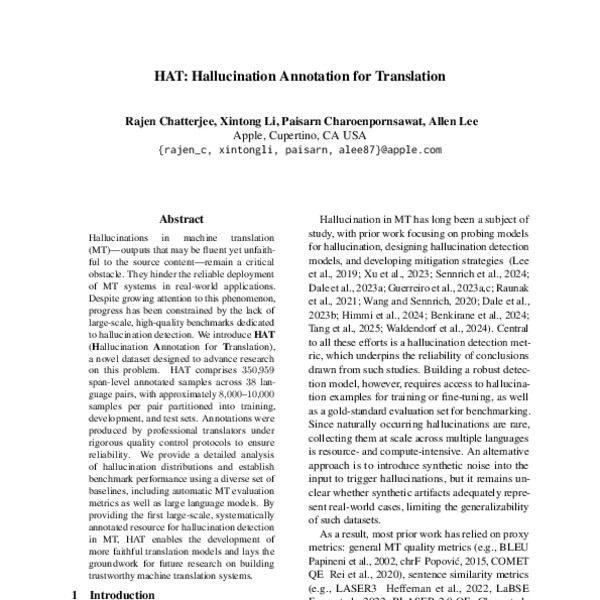 HAT: Hallucination Annotation for Translation - ACL Anthology