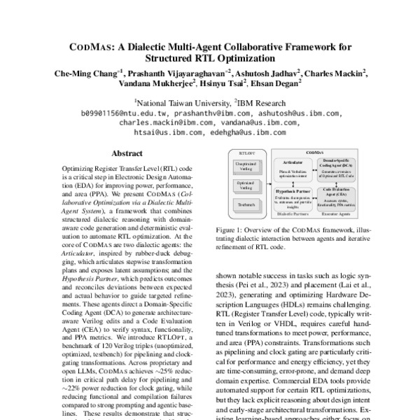 CODMAS: A Dialectic Multi-Agent Collaborative Framework for Structured ...