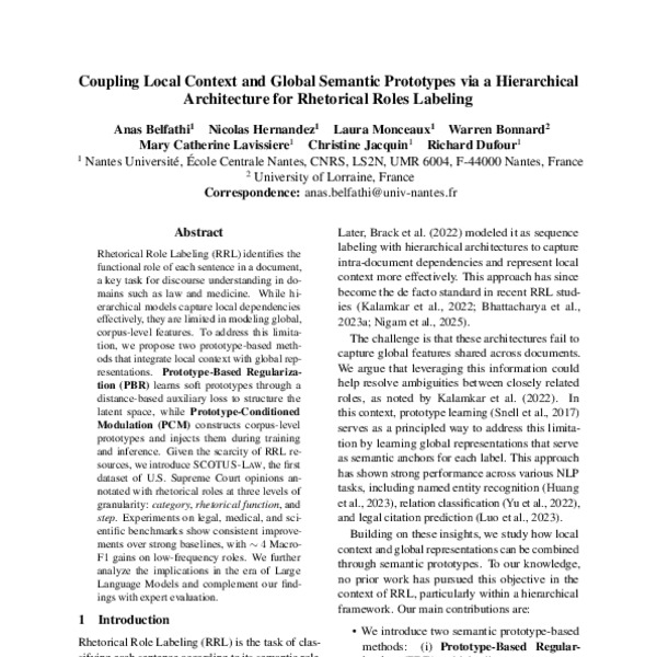 Coupling Local Context and Global Semantic Prototypes via a ...