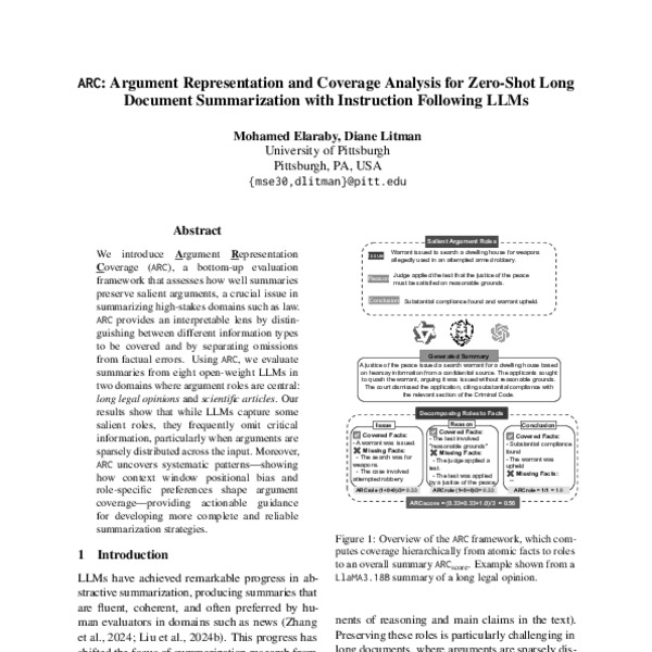 ARC: Argument Representation and Coverage Analysis for Zero-Shot Long ...