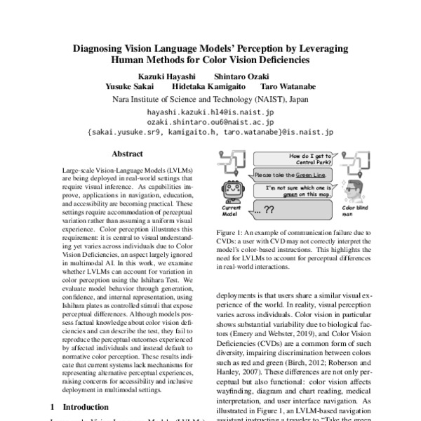 Diagnosing Vision Language Models’ Perception by Leveraging Human ...