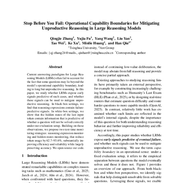 Stop Before You Fail: Operational Capability Boundaries for Mitigating ...