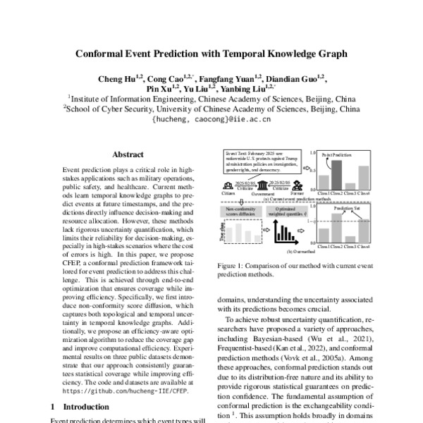Conformal Event Prediction with Temporal Knowledge Graph - ACL Anthology
