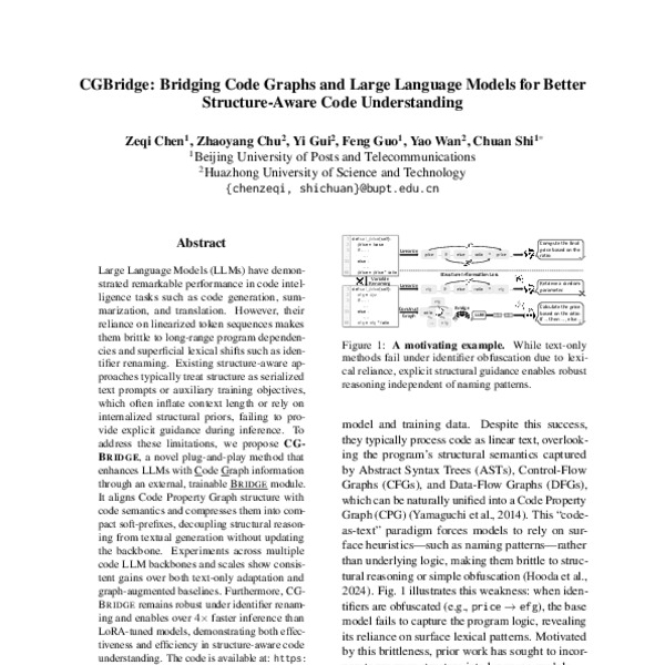CGBridge: Bridging Code Graphs and Large Language Models for Better ...