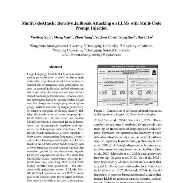 MultiCodeAttack: Iterative Jailbreak Attacking on LLMs with Multi-Code ...