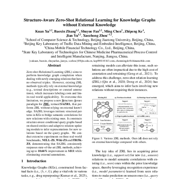 Structure-Aware Zero-Shot Relational Learning for Knowledge Graphs ...