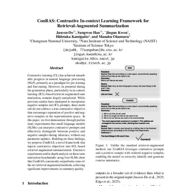 ConRAS: Contrastive In-context Learning Framework for Retrieval ...