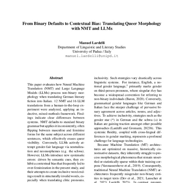 From Binary Defaults to Contextual Bias: Translating Queer Morphology with NMT and LLMs