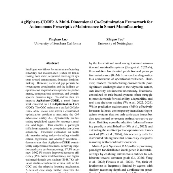 AAgiSphere-CORE: A Multi-Dimensional Co-Optimization Framework for ...