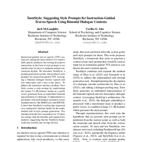 TurnStyle: Suggesting Style Prompts for Instruction-Guided Text-to ...