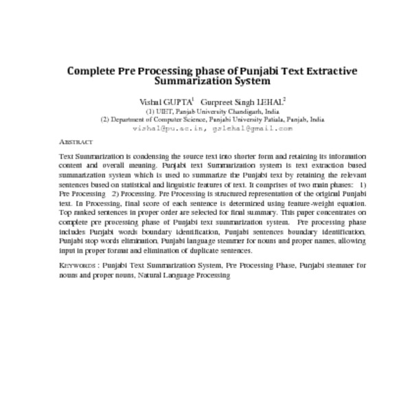 complete-pre-processing-phase-of-punjabi-text-extractive-summarization