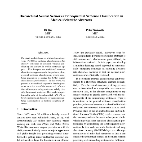 hierarchical-neural-networks-for-sequential-sentence-classification-in