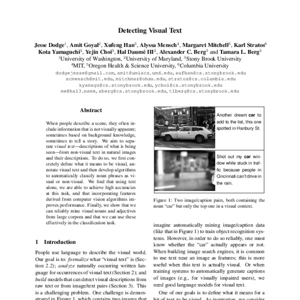 Detecting Visual Text - ACL Anthology