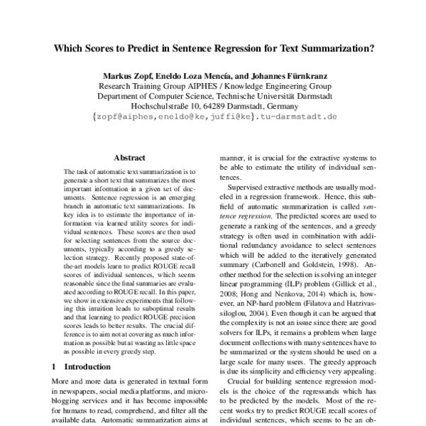 which-scores-to-predict-in-sentence-regression-for-text-summarization