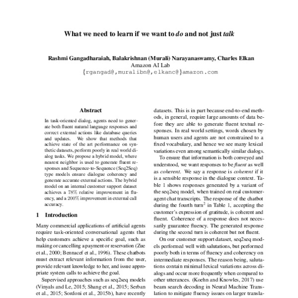 What We Need To Learn If We Want To Do And Not Just Talk ACL Anthology
