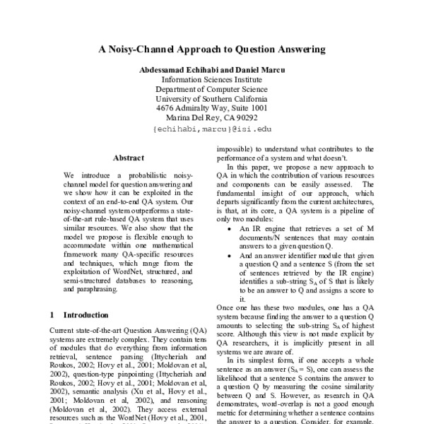 a-noisy-channel-approach-to-question-answering-acl-anthology