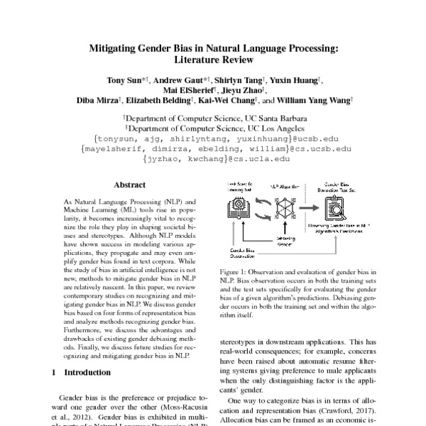 language processing literature review