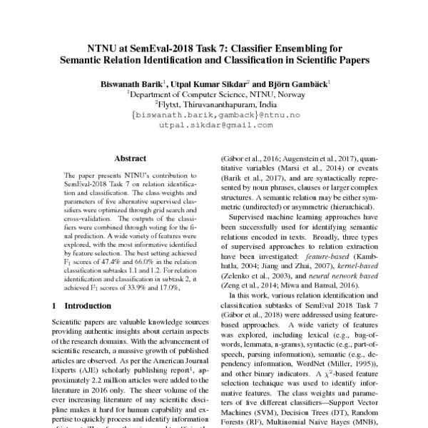 ntnu-at-semeval-2018-task-7-classifier-ensembling-for-semantic