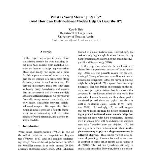 what-is-word-meaning-really-and-how-can-distributional-models-help