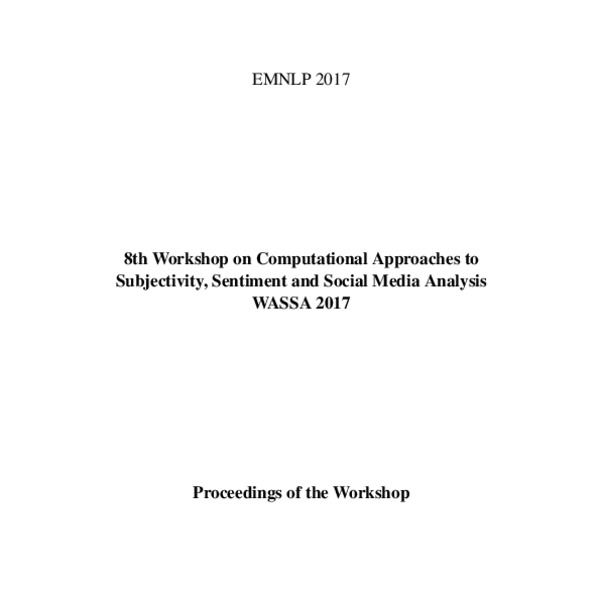 Proceedings of the 8th Workshop on Computational Approaches to ...