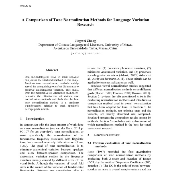 language variation research paper